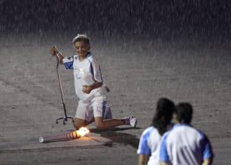 El relevo más conmovedor de la antorcha: pura voluntad