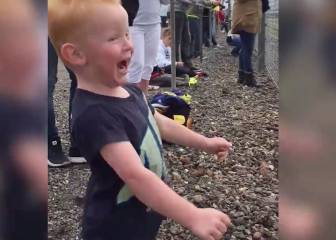 Watch the hilarious reaction of this excited toddler to Moto GP