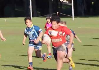 Beast! The 8 year-old colossus unstoppable on the rugby field