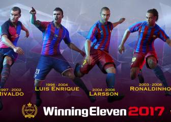 El trailer del PES 2017 con las leyendas del FC Barcelona