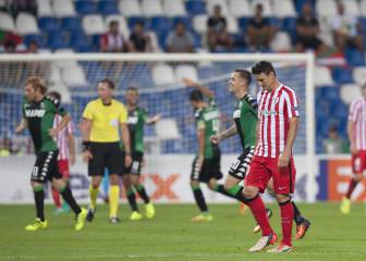 El Athletic se tropieza en su debut en Europa League