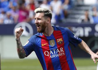 Messi reina en Butarque y recupera al mejor Barcelona