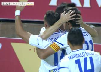 Lanzarote empuja al Zaragoza al coliderato con el Levante