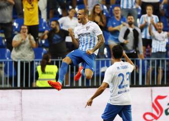 Un gol de En-Nesyri culmina la remontada del Málaga