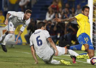 El Real Madrid pincha en Las Palmas con enfado de Cristiano