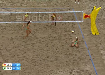 The best point in the history of women's beach volleyball?