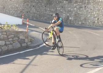 Bonifazio, ciclista equilibrista: ¡De caballito en caballito!