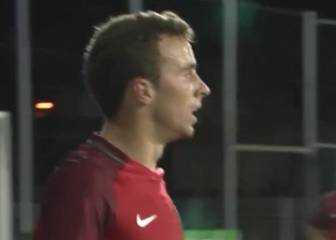 Muy buena pinta tiene Diogo Jota: no era fácil este gol