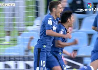 Bordalás debuta con triunfo en el Coliseum y relaja al Getafe