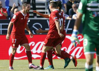 Sarabia rescata al Sevilla de una 'pájara' mañanera