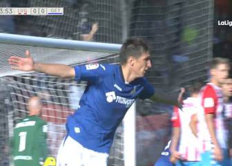 Scepovic da los tres puntos al Getafe en casa del Lugo