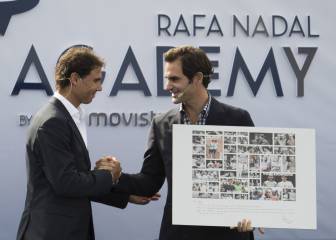 Nadal inaugura su academia con la presencia de Federer