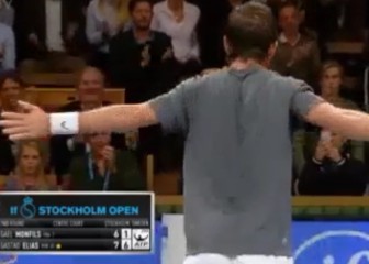 Cristiano's trademark celebration catches on...in the world of tennis!