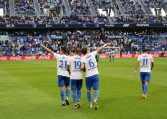 El Málaga golea al Leganés en el aniversario de la Rosaleda