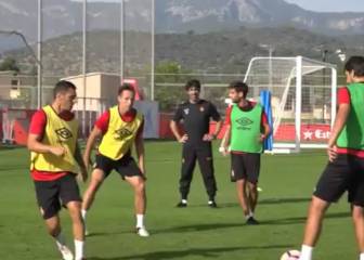 Steve Nash (sí, el de la NBA) entrena a tope con el Mallorca