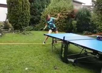 Funambulismo en el ping-pong: ¡cómo están las cabezas!