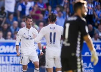 Cristiano sonríe con un hat-trick y el Real Madrid lidera