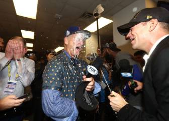 Le emoción de Bill Murray para celebrar el título de los Cubs