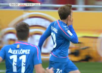 Muñiz marca la diferencia para el Nástic ante el Mirandés