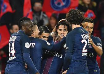 El PSG golea al Rennes y comparte segunda plaza