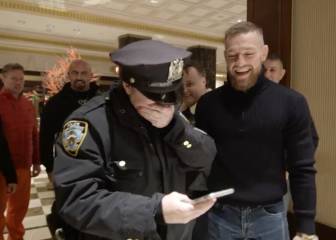La sorpresa de McGregor a una policía de NY: ¡ni se lo creía!