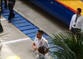 Los aplausos a Falcao y Ospina en el arribo al Metropolitano