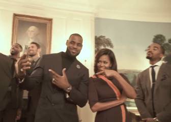 LeBron y Michelle Obama se unen al Mannequin Challenge