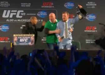 Las mayores broncas de McGregor en ruedas de prensa