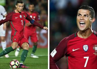 El enfado de Cristiano con su penalti fallado: 