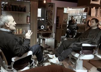 La guerra del derbi de Roncero y Manolete... ¡En una barbería!