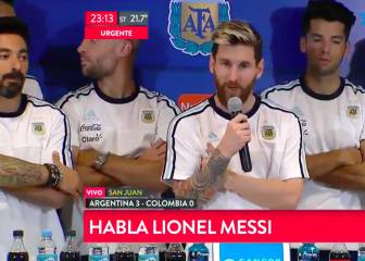 Messi anuncia que la selección no hablará más con la prensa