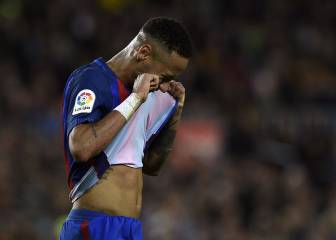 Tropezón del Barça ante un Málaga que se quedó con 9