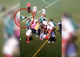 Brutal fight erupts in women's football match in Spain