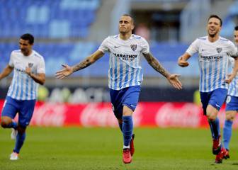 Partido loco en la Rosaleda que terminó llevándose el Málaga