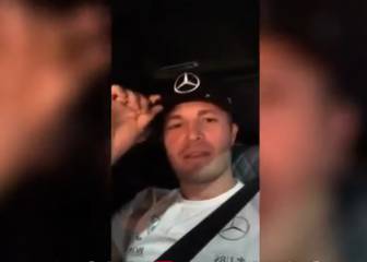 La eufórica celebración de Rosberg al son de 'Kings of leon'