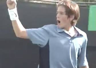 Back when they were kids: teenager Del Potro beats Cilic