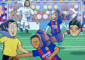 La parodia del Clásico se ríe de Clos y el pez payaso Neymar