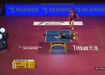 Is this the greatest recovery shot ever in table tennis?