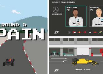 El resumen del Mundial de F-1, en modo de videojuego 8-bit