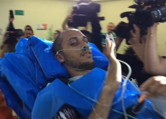 Así fue la emocionante llegada de Neto al hospital de Chapecó