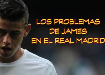 Los problemas más importantes de James en el Real Madrid