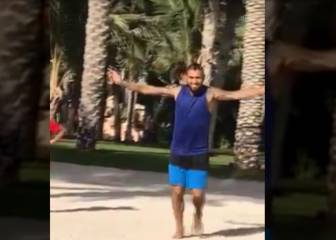 El notable tiro de Vidal que sorprendió a todos en Dubai