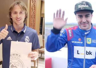 ¿Qué regalos intercambiaron Modric y Fernando Alonso?