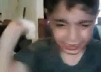 La inconsolable rabieta de este niño por la marcha de Tévez