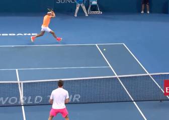 En Brisbane todavía alucinan: passing sobrenatural de Nadal