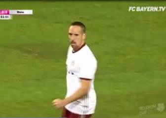 El golazo de Franck Ribery en la final de la Telekom Cup