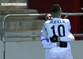 Serio correctivo del Numancia al Mirandés en Anduva