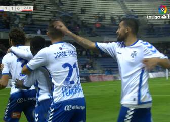 Resumen y gol del Tenerife - Zaragoza de LaLiga 1 | 2 | 3