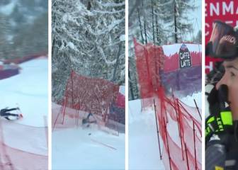 La tremenda caída de Fanchini: fue evacuada en helicóptero