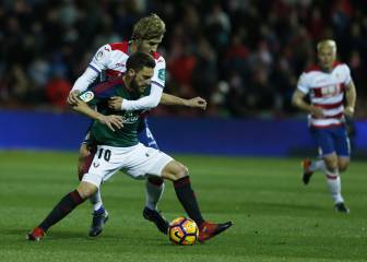 Empate que no sirve de nada ni a Granada ni a Osasuna
